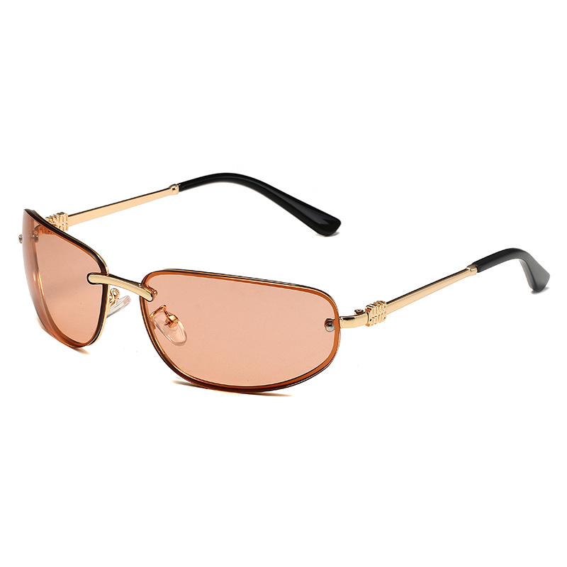 Men's Sunglasses New Millennium Style Y2K Retro Mercury Silver Frameless Fashion Sunglasses Hip Hop Sunglasses_viptrois.com