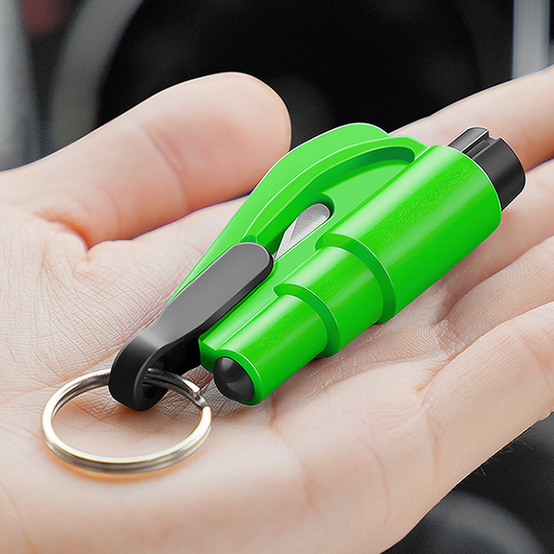 Window Breaker | Qìchē Qəza çəkici - green-window-breaker-with-test-glass-1pc