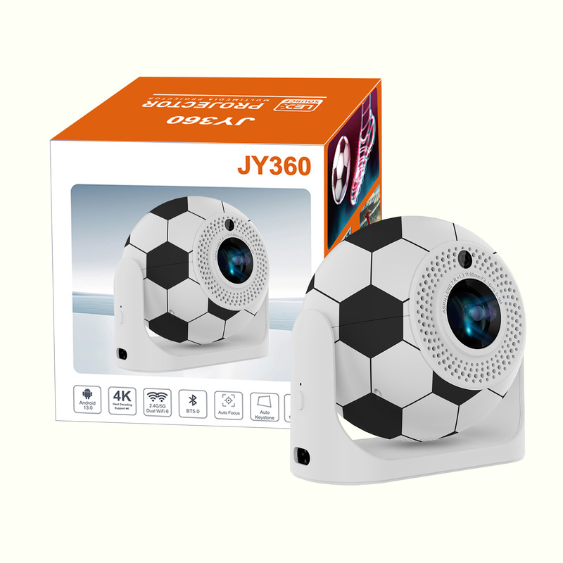 JY360 プロジェクターワールドカップサッカーパンチング Android 1080P HD ワイヤレス投影スクリーン家庭用屋外プロジェクター|undefined
