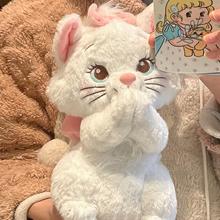 2023新款玛丽猫公仔小猫咪玩偶摆件猫猫毛绒娃娃六岁女孩玩具网红