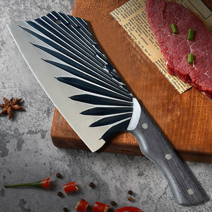 Factory direct supply running Jianghu kitchen knife home forging sun cut bone slicing knife meat knife stall knife sharp