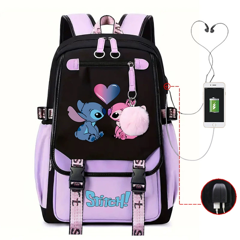 Cartoon backpack, universal school bag, Amazon, for secondary school