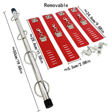 sm成人用品不锈钢管绑手绑脚束缚带一字钢管皮革手铐脚铐带锁捆绑