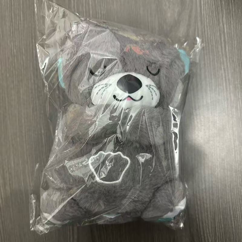 Respiración calmante Koala Bebé recién nacido Sonido y luz Muñeca calmante artefacto para dormir Educación temprana Máquina de cuentos Juguetes musicales