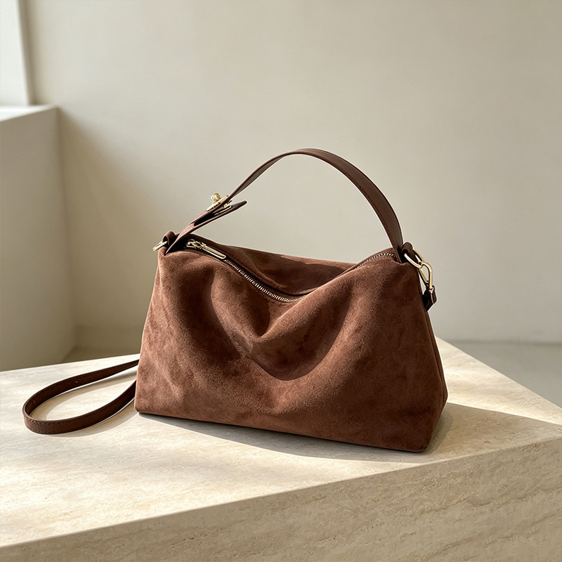New Factory-Made Frosted Tote Bag for Women, Versatile Lazy Style Commuter Handbag, Shoulder and Crossbody Bag