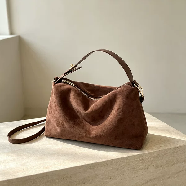 New Factory-Made Frosted Tote Bag for Women, Versatile Lazy Style Commuter Handbag, Shoulder and Crossbody Bag
