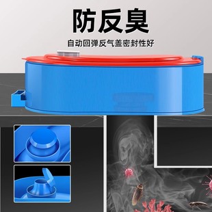 Temporary Toilet Decoration for Bathroom, Automatic Widening and Deepening for Flushing, Splash-Proof, Simple Installation