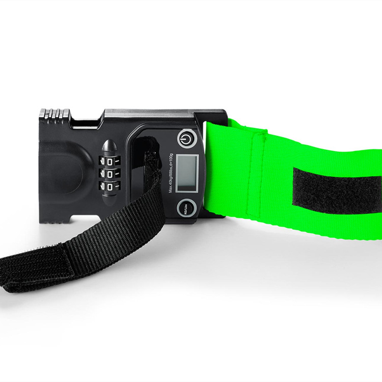 Equipaje que pesa la correa viaje envío escala portátil correa de embalaje caja de la carretilla caja de embalaje de refuerzo hebilla elástica