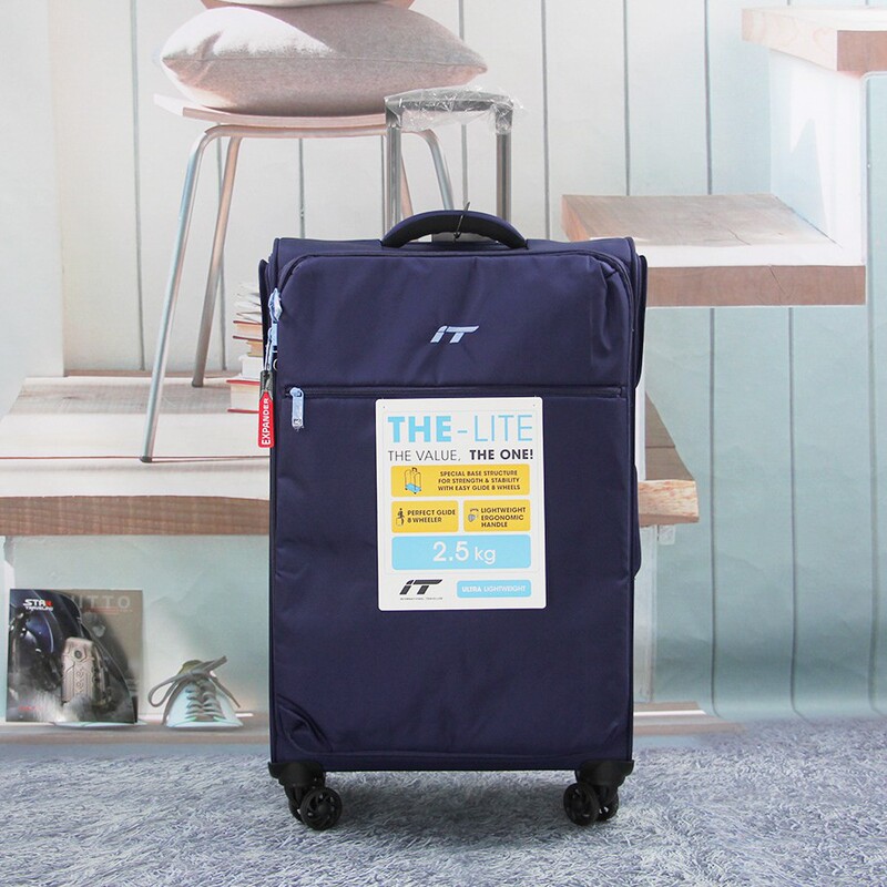 British IT luggage trolley suitcase ultra-light conjoined universal wheel pocket boarding box super large capacity soft cloth box
