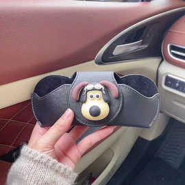 汽车遮阳板墨镜盒支架车内太阳镜收纳夹子车上用品大全车载眼镜夹