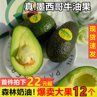 墨西哥牛油果新鮮大果進口鳄梨當季寶寶孕婦水果整箱批發壹件代發