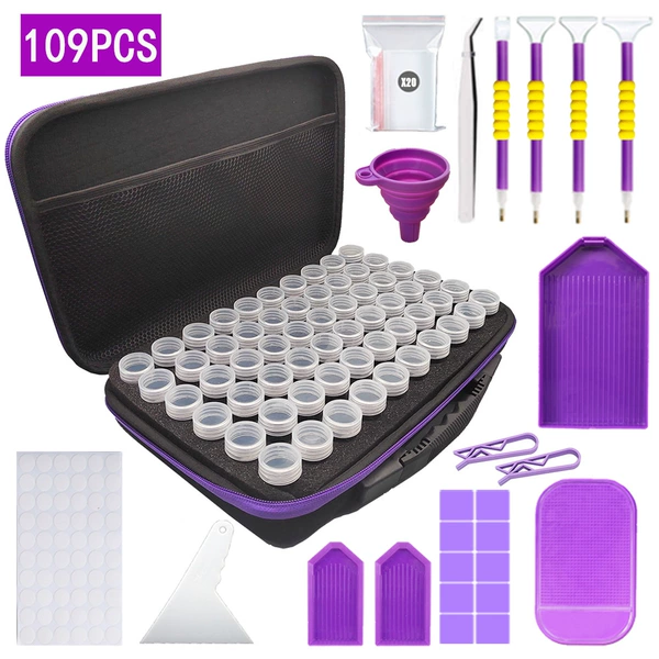 Purple handbag 109pcs