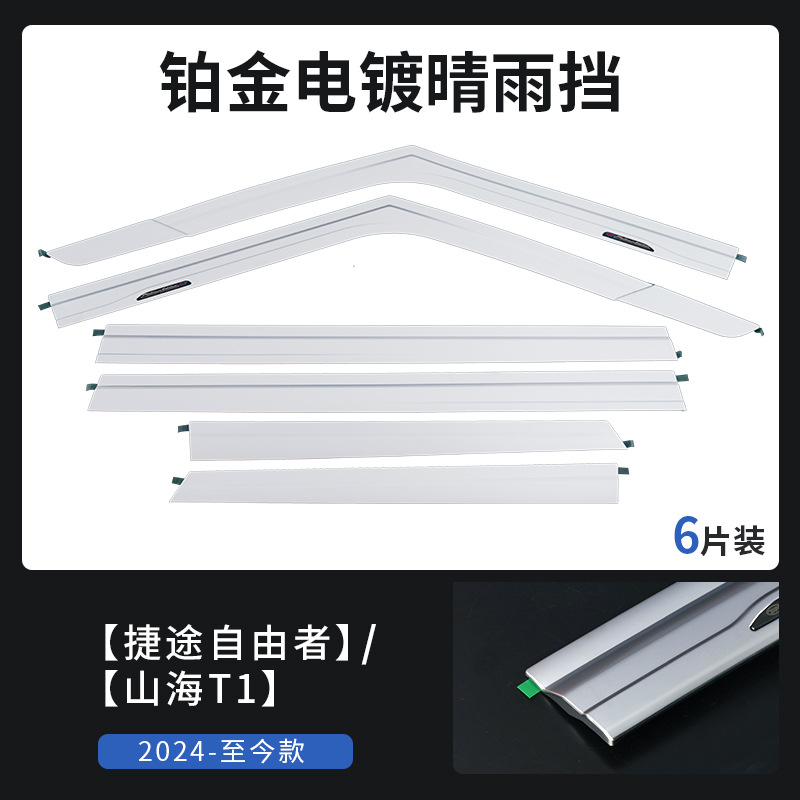 Adecuado para Jietu Traveler Shanhai T2 T1 Freedom Modificación del reflector de la parte superior del automóvil Accesorios de bloque de arena y grava