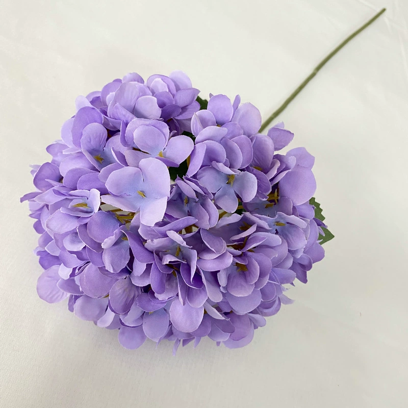 Artificial Hydrangea (Zi Yan) Single Head, Realistic Silk Flower, Multi-Color Options