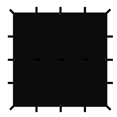Avtomobil yan çətirləri – cloth - vinyl-model-black-canopy-outer-bag-210d-oxford-version-no-other-accessories-3x3m