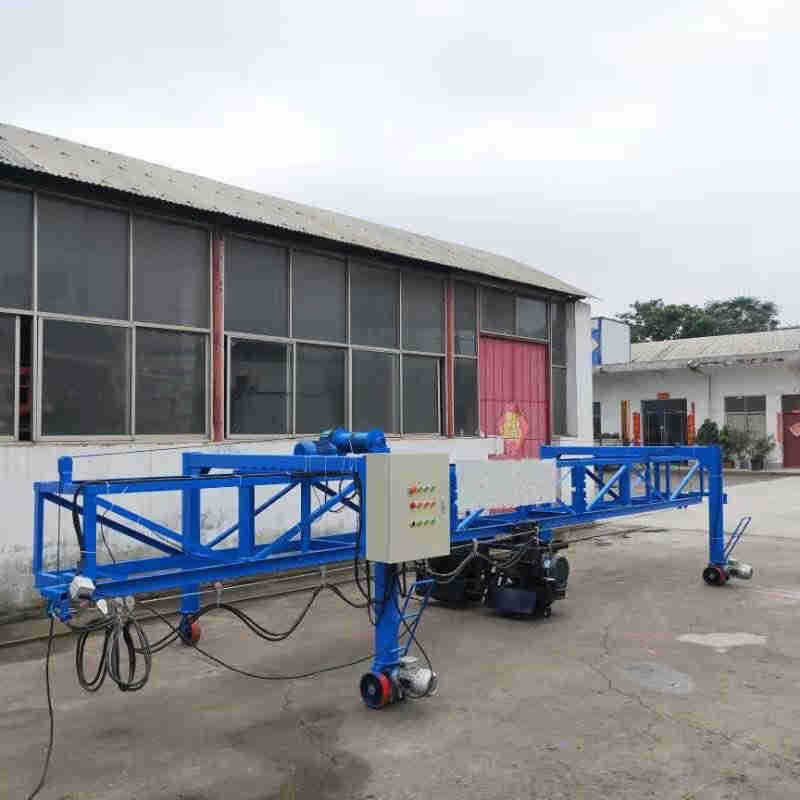 全自动悬轨刻纹机自动桁架混凝土拉纹机大型悬轨式拉毛机金尊