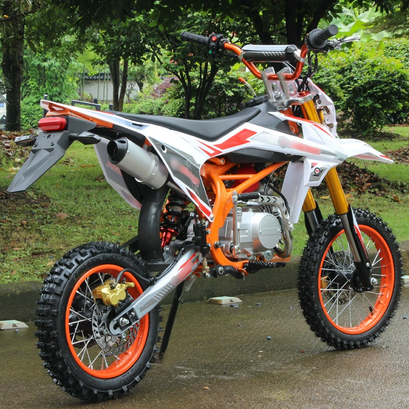 125cc внедорожное транспортное средство на бензине двухколесный мотоцикл для взрослых средней и высокой гоночной области маленькая прыжковая гоночная побочная машина