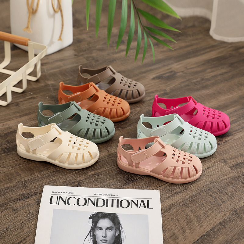 Nuovi sandali spagnoli per bambini Igor Stesso stile Baotou Sandali casual per ragazzi Scarpe in gelatina per ragazze con suola morbida_voghion.com
