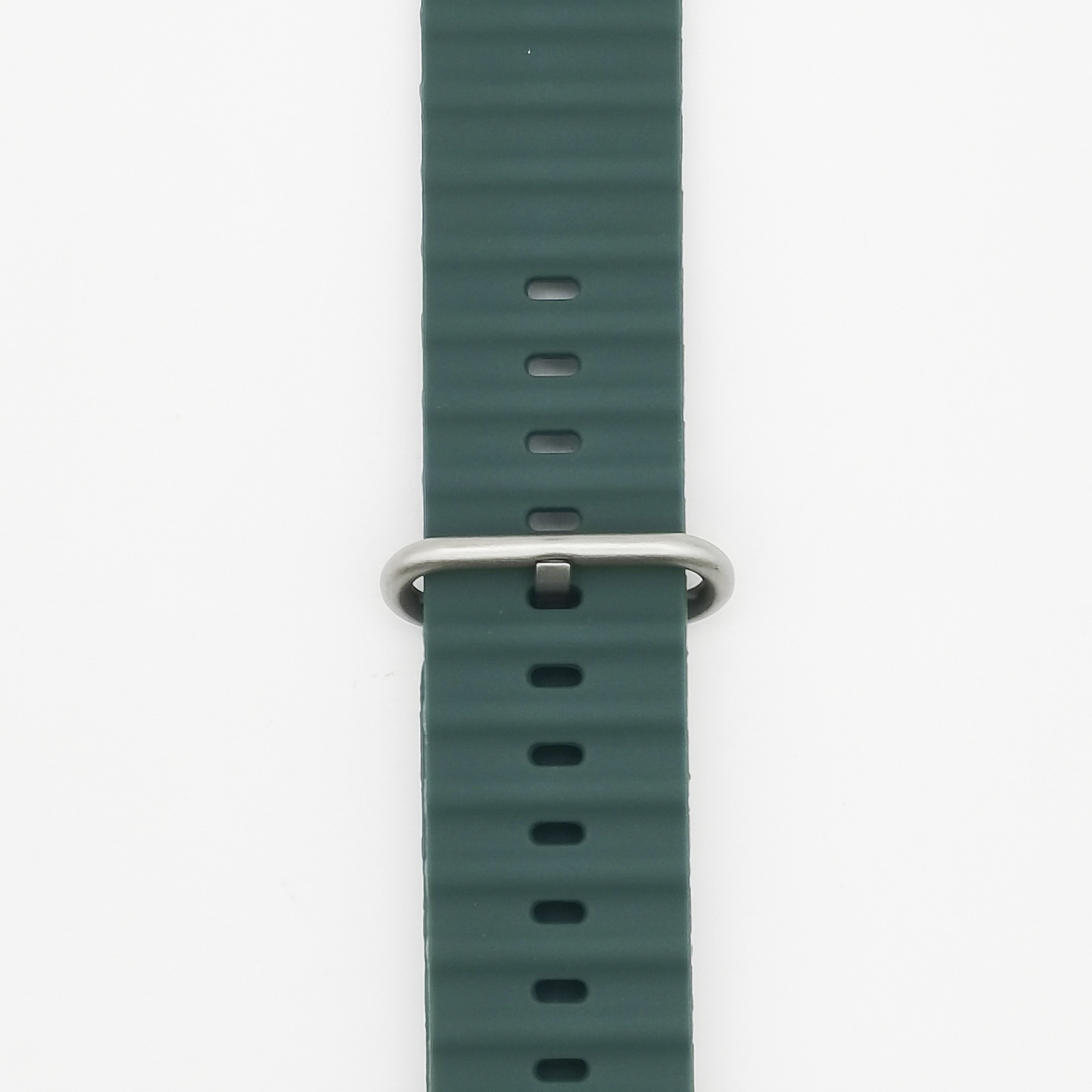 Adecuado para Apple reloj ultra 8 generación Correa Marina nuevo 49mm correa de reloj de silicona doble anillo