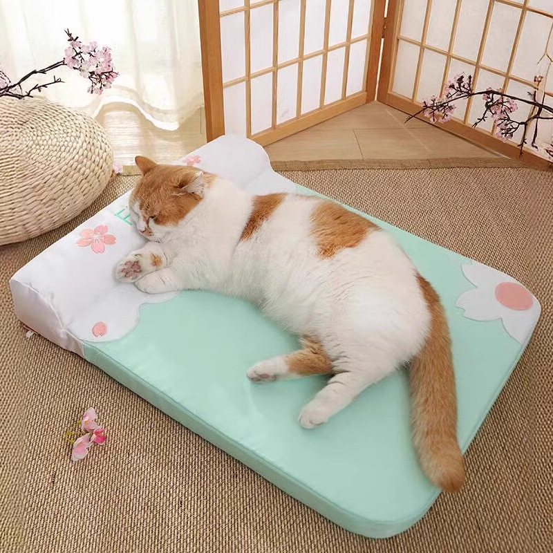 Estera del gato para dormir estera del animal doméstico del verano estera del perro estera del nido del gato estera del gato del hielo estera fresca del verano