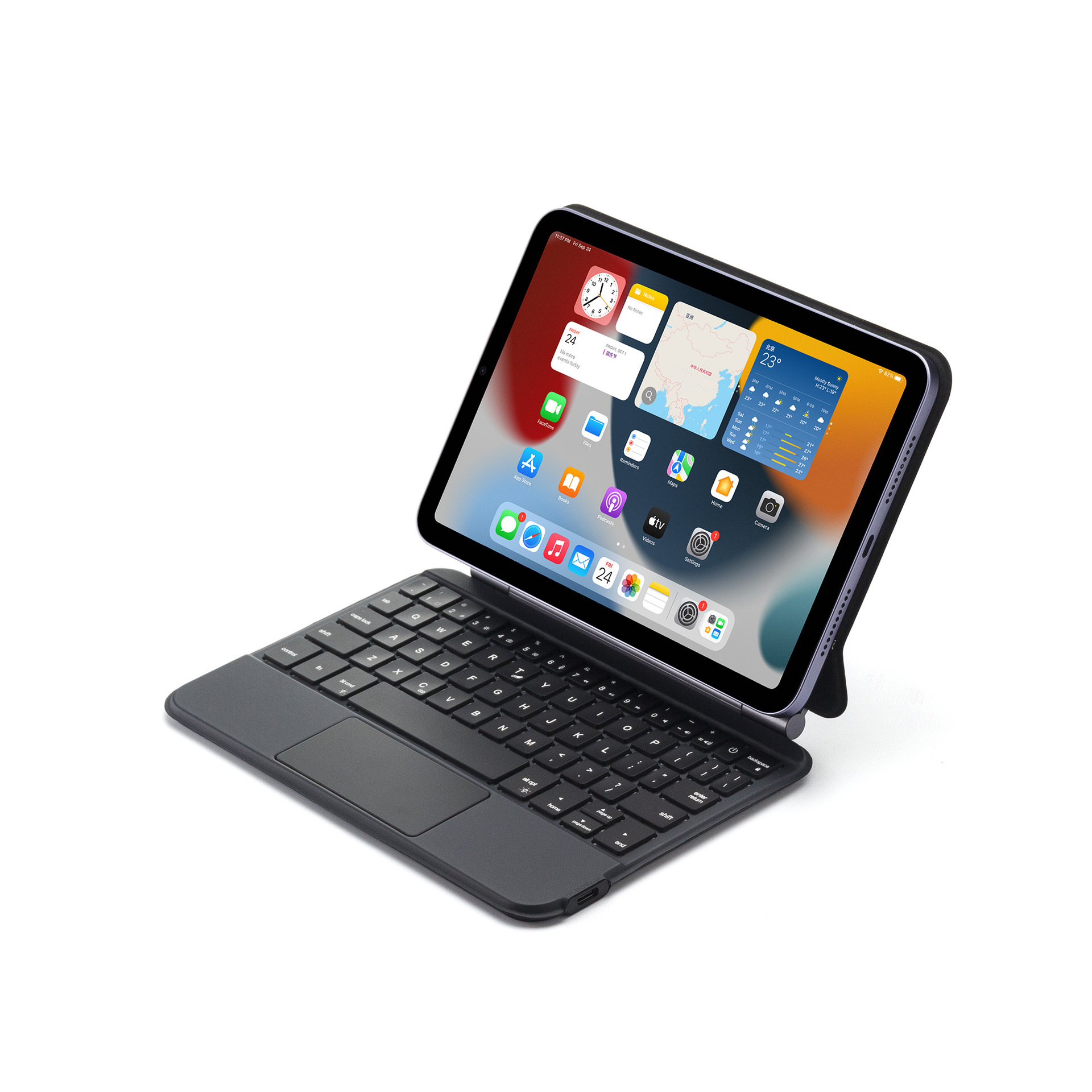 适用iPadmini6妙控蓝牙键盘8.3寸一体式平板保护套悬浮磁吸背光触