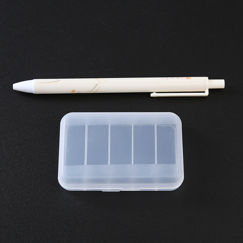 Vertical 5-grid earplug box, armor piece, jewelry storage box, pill box, small hardware parts, fishing gear sorting box, separate plastic box