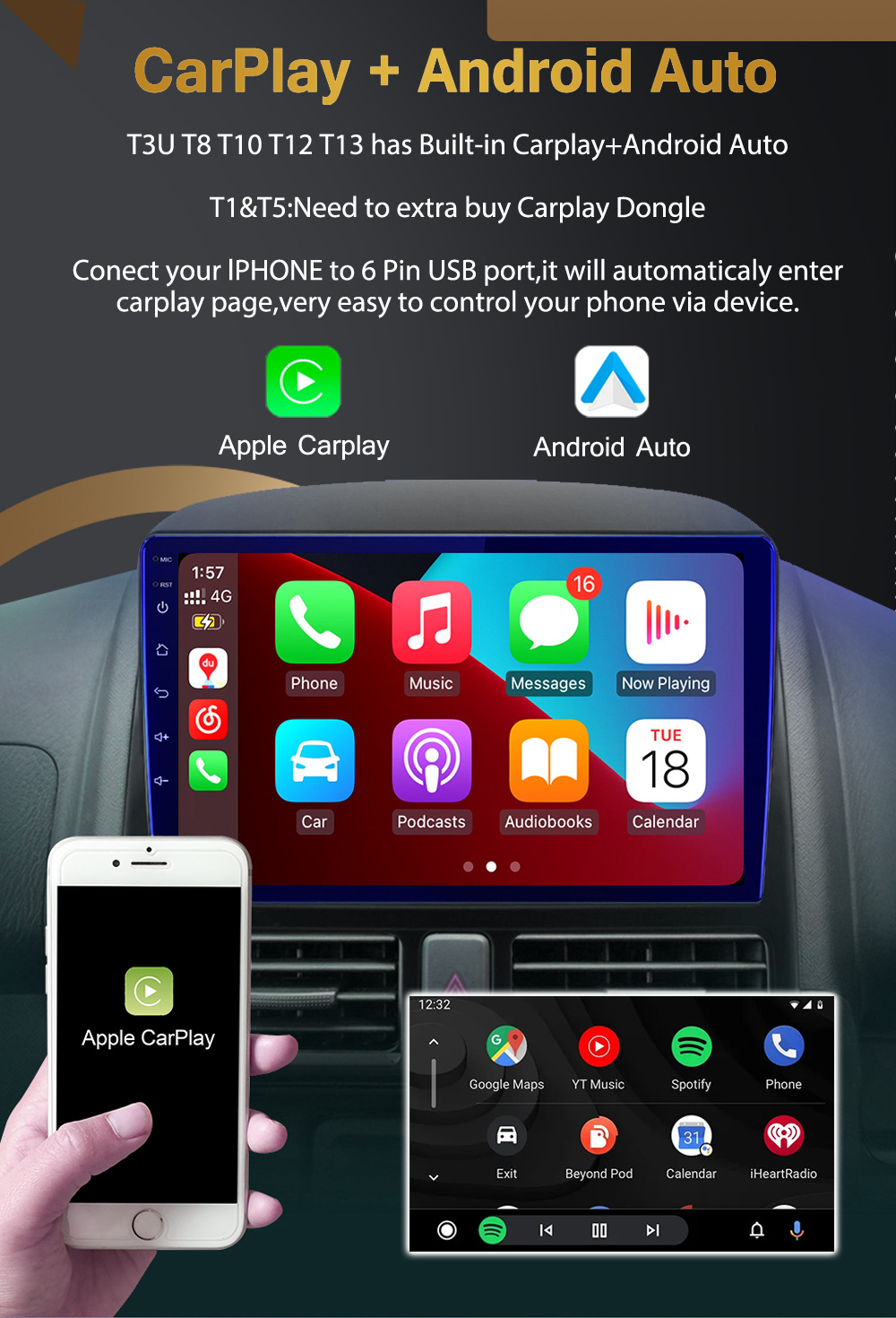 Suitable for Toyota Corolla 06-13 Gps Android Navigation System with Bluetooth and Reversing Camera Intelligent Car Machine