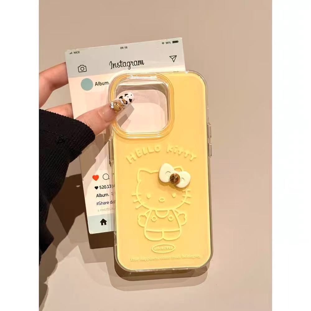 Verano color dopamina para iPhone15/16 arco estéreo 15ProMax funda para teléfono móvil 14/13 nuevo