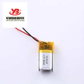 小聚合物锂电池501220-80mAh蓝牙耳机智能手表3.7V充电可充电电源