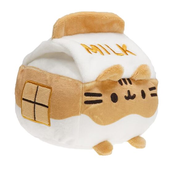 Cross-border Hot Selling Fat Kitty Gray Cat Kitty Burger Cat Cake Doll Plush Toy Doll Catch Machine Doll