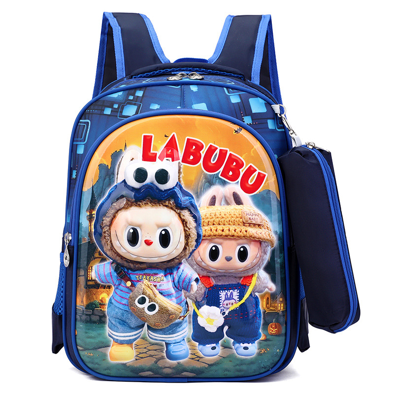 Mochila escolar para niños Rabubu 6-8-12 años Labubu kindergarten mochila escolar 2025 nueva mochila para niñas de gran capacidad
