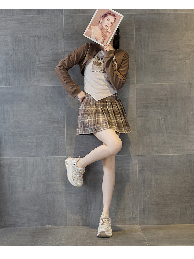 Giày sneaker nữ đế dày phong cách thể thao thời trang — M2997-1 Lông xám, M2997-1 Lông champagne, M2997 Lót đơn champagne, M2997 Lót đơn xám chi tiết 31