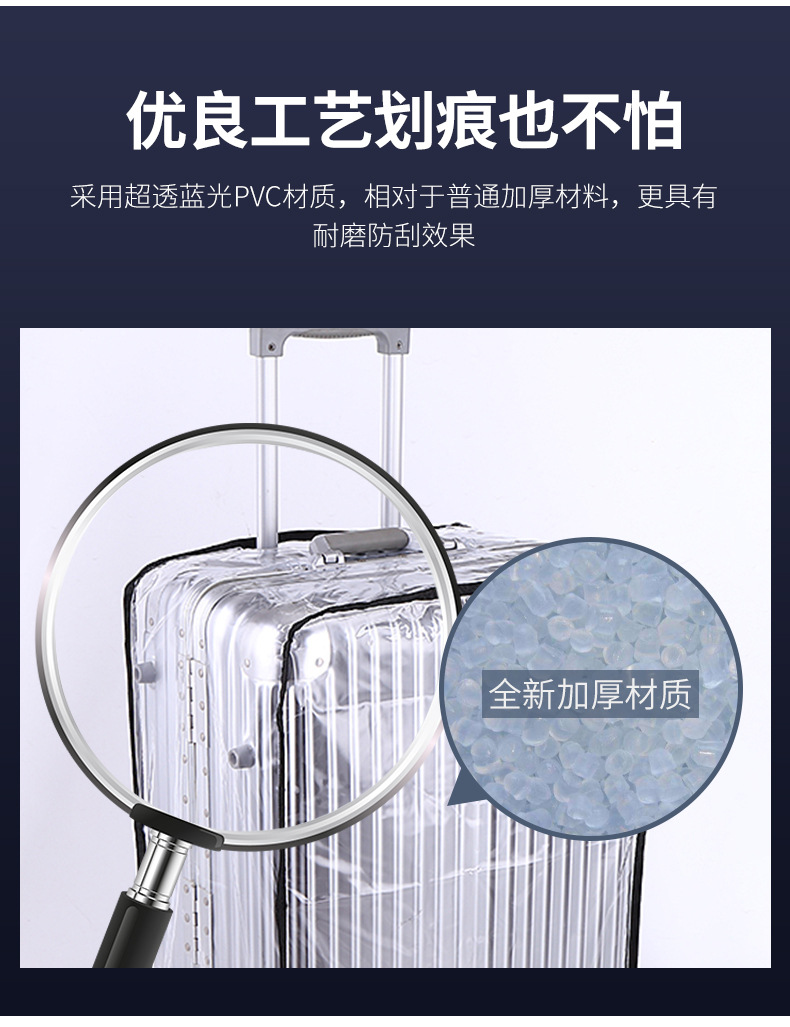 现货行李箱套旅行箱保护套透明PVC耐磨拉杆箱套防水行李箱套-阿里巴巴