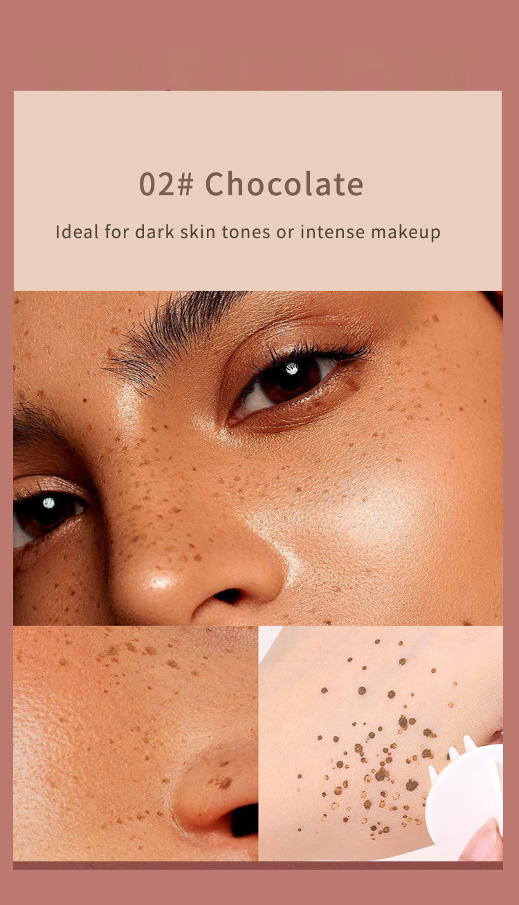 Naturlig naken smink freckle penna varmsäljande inte lätt att blekna vattentät tätning luftkudde fräknar FAFAMOON cross_voghion.com