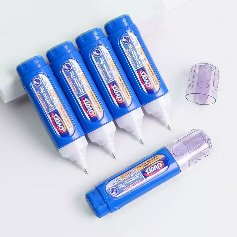 10ml白色修正液学生专用修改液按压大容量涂改液48支文具厂家批发