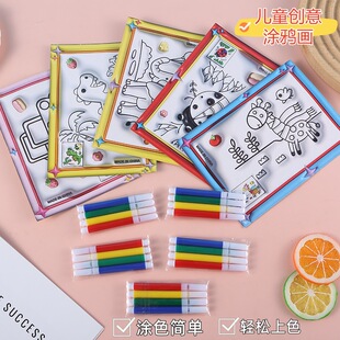 ���⃺ͯ�ֹ���ɫˮ�ʮ���ͨ�L���T�f��ɫ���׃�����DIY�W����Ʒ