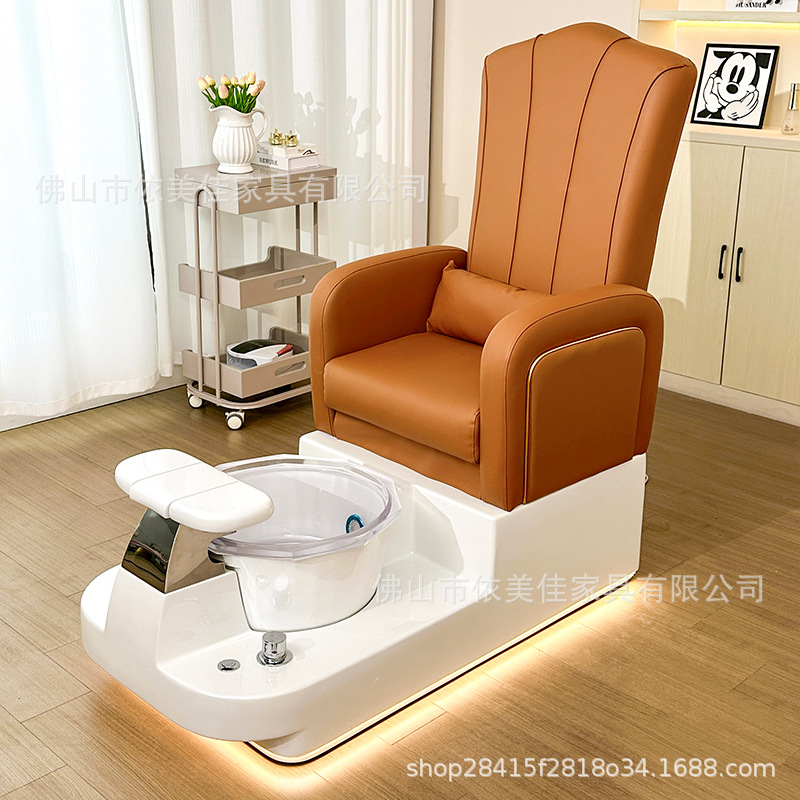 Silla eléctrica de baño de pies con respaldo ajustable para club de spa, silla de spa, silla de manicuría, salón de belleza de pies para surf