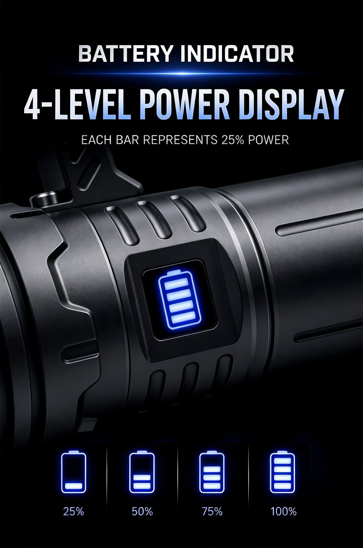 Cross-border outdoor flashlight, multi-functional, long-lasting, high-intensity, long-range, with tools, rechargeable, high-power, portable lamp