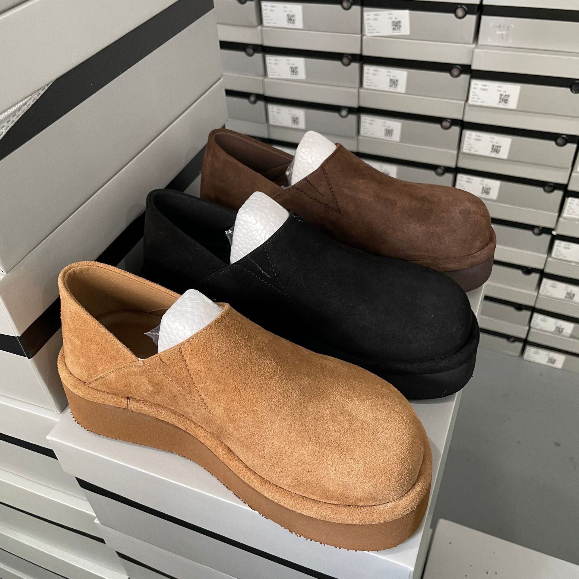 Mocassini slip-on da donna in vera pelle scarpe casual comode_voghion.com