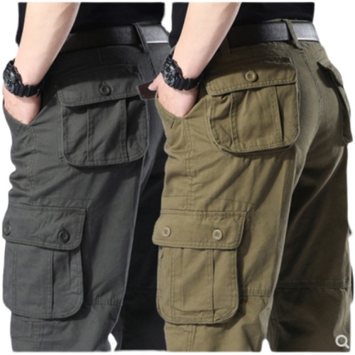 Men's Straight Leg Loose Work Uniform Pants with Labor Protection, Durable and Affordable, for Summer Youth