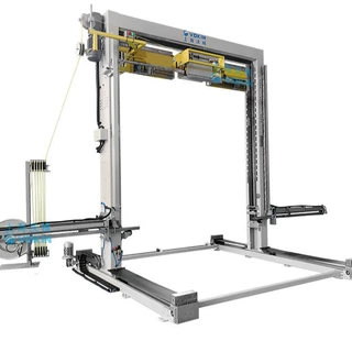 全自动垂直双穿箭移动式打带机 VTR-1T2L-M