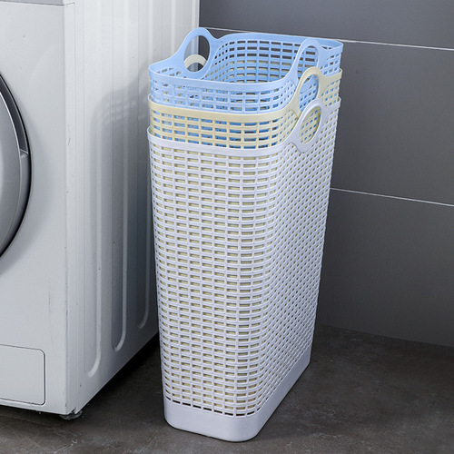 Light luxury dirty clothes basket Lou dirty clothes portable storage basket household laundry basket macaron color dirty clothes basket available for wholesale