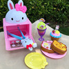 Children's family toy, kitchen, set, realistic small afternoon tea