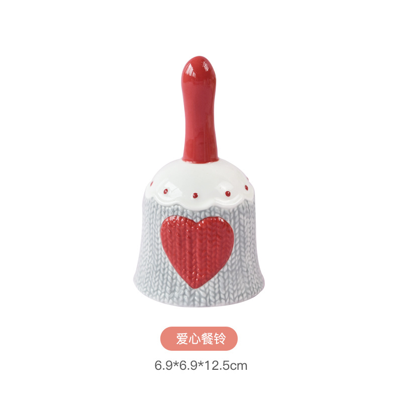 Creativo tejido en relieve amor Día de San Valentín Vajilla de cerámica Campana de comedor de alta temperatura Decoración de mesa Ambiente navideño Escuela de vacaciones image 5