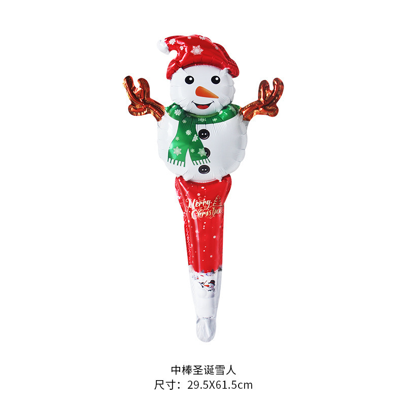 クリスマスの髪飾りカチューシャは給油棒風船老人雪だるまヘラジカアルミ膜風船玩具卸売りを持っている|undefined