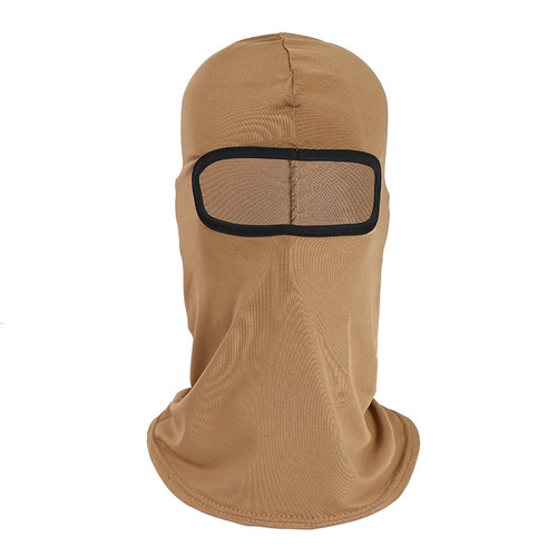 Manufacturer wholesale solid color breathable helmet cover anti-cold warm bicycle motorcycle riding scarf warming face mask