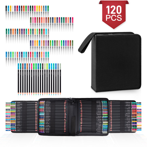 Cross-border e-commerce 120-color oil-based colored pencil set professional art 72-color colored pencil sketching drawing colored pencils