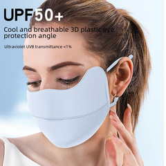 Ice Silk UV Sun Protection Women's Half Face Eye Corner Thin Air-Permeable Sun Shield Manufacturer