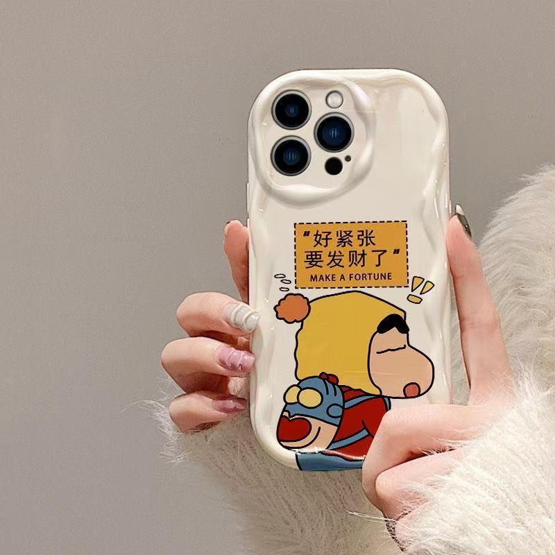 Funda para teléfono móvil iphone16 para niñas Japón y Corea del Sur Apple 15promax anti-caída 13mini/12pro/14/11