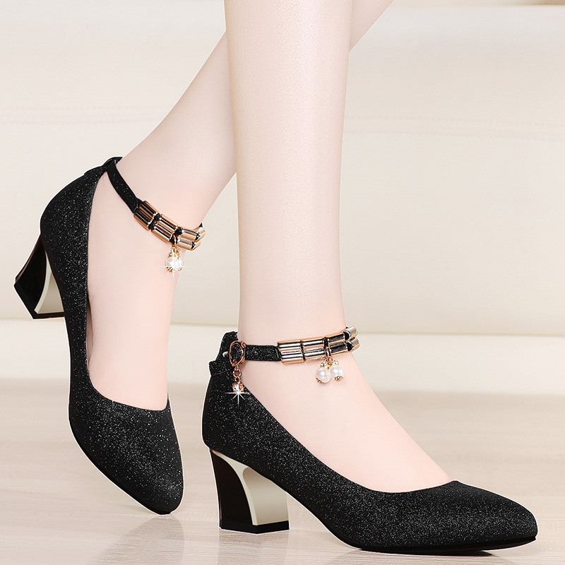 L6221 [Đen] cao gót 6CM